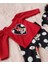 Kız Çocuk Mickey Mouse Baskili Tayt Bluz Sapka Takim 2