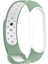 Xiaomi Mi Band 5 6 7 Uyumlu Delikli Spor Silikon Kordon Kayış 1
