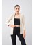Kadın Taş Dirsek Kol Önü Açık Ceket 1