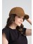 Spor Kep Şapka Ayarlanabilir Tokalı Camel Gabardin Kep Şapka Baseball Cap 5