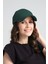 Spor Kep Şapka Ayarlanabilir Tokalı Petrol Yeşili Gabardin Kep Şapka Baseball Cap 2