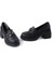 Papuçccity Fendii 03038 Kadın Günlük Topuklu Loafer Ayakkabı 4