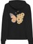 Sweatshirt Kelebek Desenli Pamuklu Kız Çocuk Bluzu 4