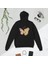 Sweatshirt Kelebek Desenli Pamuklu Kız Çocuk Bluzu 5