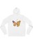 Sweatshirt Kelebek Desenli Pamuklu Kız Çocuk Bluzu 4