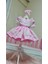 Kız Çocuk Tüllü Kabarık Pembe Vintage Elbise 2