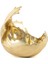 Gold Dekoratif Metal Kase 29X26X32 cm 1