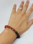 Kırmızı Alacalı Jasper & Oniks Taşı 8mm Tasarım Bileklik Hawaii Model (14240) 4