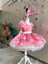 Pembe Minnie Mouse Elbisesi Minnie Mouse'un Doğum Günü Elbisesi. Minnie Fare Kostümü 2