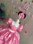 Pembe Minnie Mouse Elbisesi Minnie Mouse'un Doğum Günü Elbisesi. Minnie Fare Kostümü 3