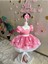 Pembe Minnie Mouse Elbisesi Minnie Mouse'un Doğum Günü Elbisesi. Minnie Fare Kostümü 4