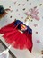 Kız Çocuk Super Girl Pelerinli Kabarık Kostüm Elbise 1