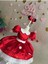 Kız Çocuk Kabarık Tüllü Minnie Mickey Mouse Kırmızı Elbise 3