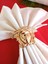 6 Adet Gold Face Metal Peçete Halkası - Napkin Ring 4