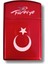 Metal Taşlı Çakmak Ay Yıldızlı/türkiye Yazılı Zippo Tipi Çakmak 3