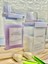 2li Ölçü Kapaklı 2300ML Sıvı Deterjan/1800ml Yumuşatıcı Kabı Vakumlu Akrilik Banyo Düzenleyici Set 1
