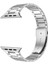 Apple Watch Seri 6 7 8 9 10 Se Ultra Uyumlu 44 45 46 49MM Paslanmaz Çelik Kordon Kayış 3