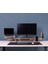 Ahşap Monitör Standı,çift Monitör Standı,çift Monitör Masa Çalışma Alanı Standı- Vernikli 2