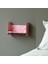 Dekoratif Metal Duvar Rafı - 45X15 - Pembe 4
