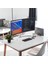 Dikey Laptop Tutucu Ahşap Stand - Ceviz 2