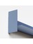 Dekoratif Metal Duvar Rafı - 60X15 - Mavi 3