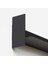 Dekoratif Metal Duvar Rafı - 45X15 - Siyah 3