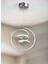 Turkco Vortex Aura Sarkıt Led Avize,3 Farklı Işık Modu,Powerled Çap:30 Yükseklık:100 Cm 2