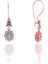 Gümüş Rose Zirkon Taşlı Elmas Montürlü Çiçek Modeli Set SGTL11338SET 3
