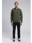 Erkek Newblend Polo Yaka Sweatshirt 241043 Haki 2