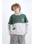 Erkek Çocuk Minecraft Kapüşonlu Kalın Sweatshirt D6746A824WN 3