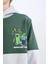 Erkek Çocuk Minecraft Kapüşonlu Kalın Sweatshirt D6746A824WN 5