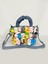 Bagglow Rengarenk Mini Peluş Hayvan Figürlü Denim Çanta 3
