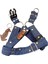 Köpek Göğüs tasması minik ırk Lacivert Kot Göğüs ölçüsü:25-45cm ayarlamalı 1-7 kg dog harness GT2-29 5