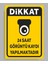 Dikkat 24 Saat Görüntü Kaydı Yapılmaktadır Tabela Levhası 24X34CM Pvc ( Polikarbon) 1