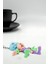 Iskelet Pastel Renkli 3D Hareketli Anahtarlık 3