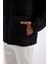 Regular Fit Kapüşonlu Şişme Mont Black 5