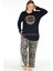 Renk ve Desen Seçenekli Lady Battal Büyük Beden Anne Pijama Takımı 1
