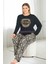 Renk ve Desen Seçenekli Lady Battal Büyük Beden Anne Pijama Takımı 2