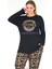 Renk ve Desen Seçenekli Lady Battal Büyük Beden Anne Pijama Takımı 3