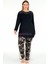Renk ve Desen Seçenekli Lady Battal Büyük Beden Anne Pijama Takımı 1