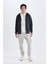 Regular Fit Kargo Cepli Beli Bağcıklı Lastikli Paça Basic Düz Jogger Eşofman Altı Lt.grey 1