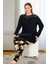 Renk ve Desen Seçenekli Lady Battal Büyük Beden Anne Pijama Takımı 5