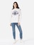 Comfort Fit Kadın Beyaz Sweatshirt 3