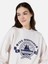 Comfort Fit Kadın Beyaz Sweatshirt 4