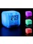 7 Renk Değiştiren Çocuk Odası Alarmlı Dijital Küp Çalar Saat 1