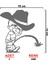 Işeyen Çocuk Sticker Model 5 - Oto Sticker - Araba Sticker - Araç Sticker - Cam Sticker 2