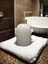 Beyaz Mermer Sıvı SABUNLUK-9X12 Cm-Mermer Banyo Seti Sıvı Sabunluk 1