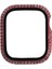 Apple Watch 7 41MM Redclick Watch Gard 24 Kenarları Taşlı Sert Pc Kasa ve Ekran Koruyucu 1
