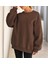 Kadın Basic Oversize Sweatshirt 1