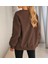 Kadın Basic Oversize Sweatshirt 3